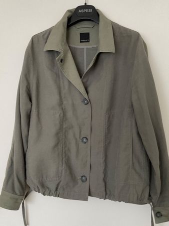 Annette Görtz tolle oversize Jacke Gr S olivgrün