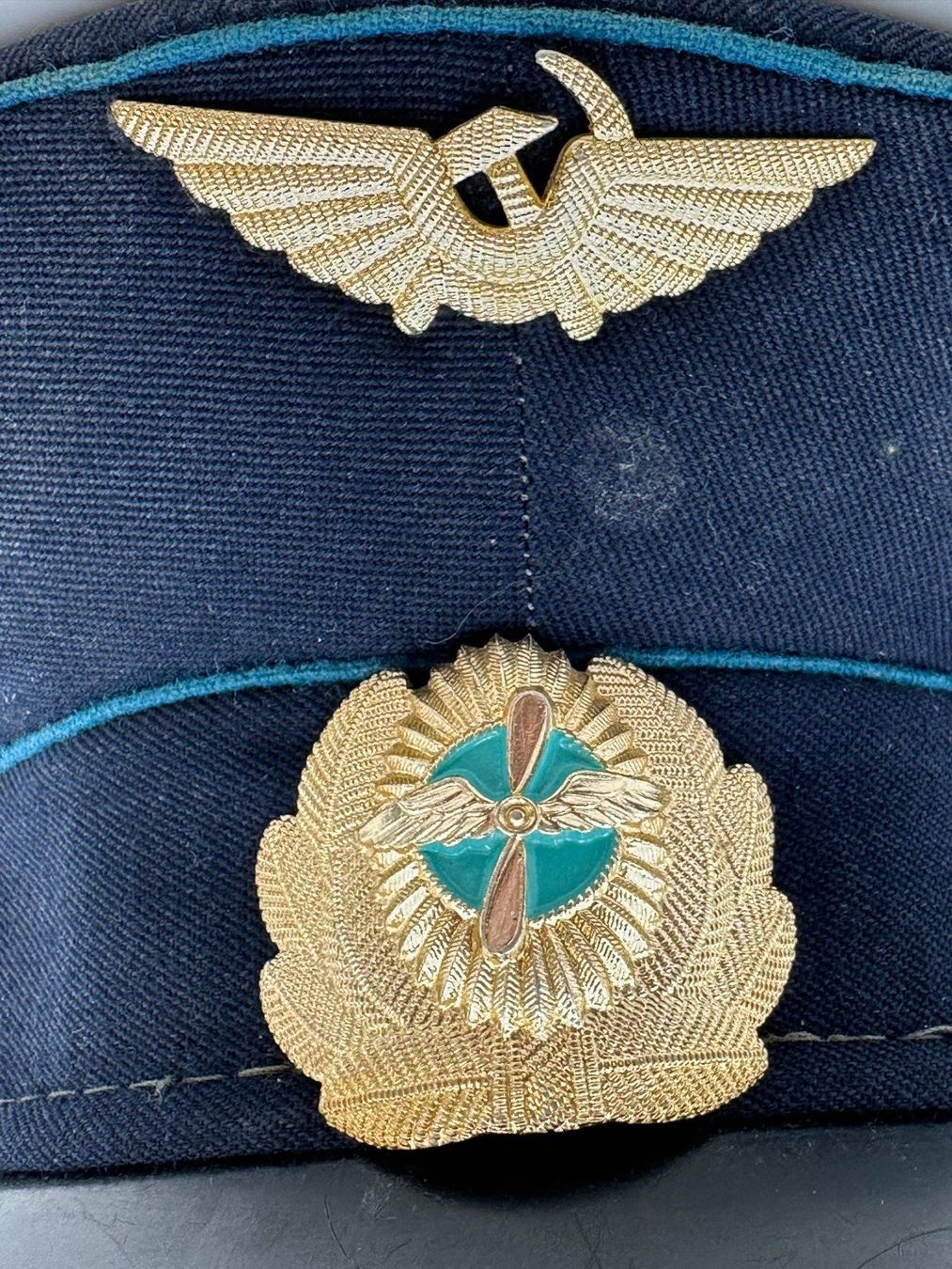 Uniformi: Offizierskappe Gr. 55 UdSSR Piloten Hut Armee? – Usato da Luzern venduto da Lager6640 7