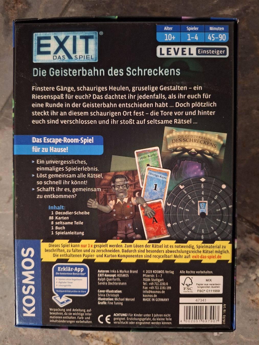 Kosmos Spiele: Die Geisterbahn des Schreckens Exit – Neu (gemäss Beschreibung) aus Würenlos von Moonberry 2