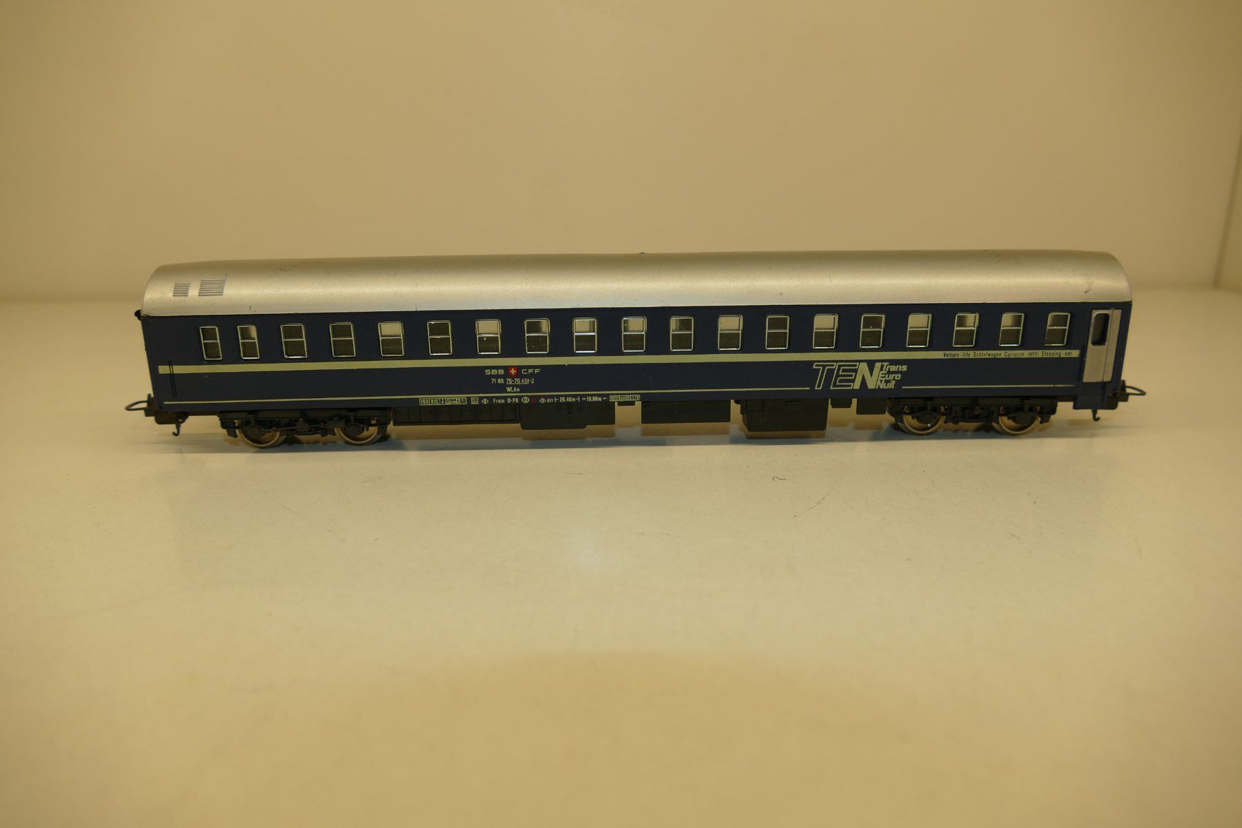 Lima Modellini di ferrovie: Lima H0: SBB TEN Schlafwagen – Usato da Niederhasli venduto da Flash32 2