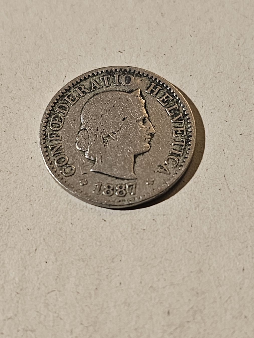 Tutti le monete: monnaie suisse 1887 – Usato da Yverdon-les-Bains venduto da mancheacoulles