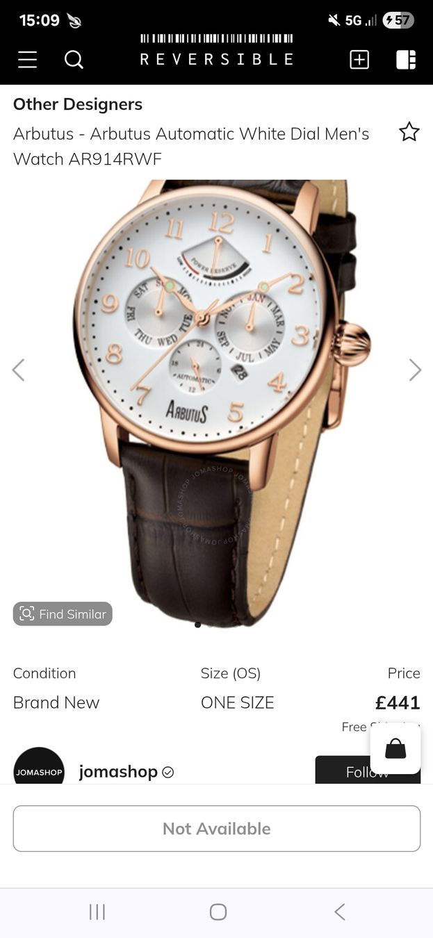 Orologi: Arbutus Automatic Watch – Usato da Zürich venduto da Asimpleguy 4