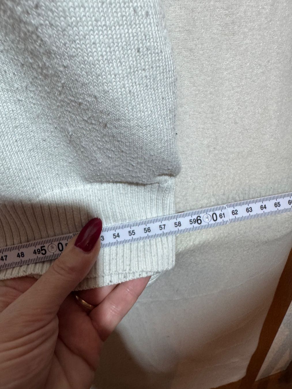 C&A Maglioni & Felpe: Weisser Kapuzen Pullover von Canda C&A Gr. L – Usato da Grosswangen venduto da second_hand_dress 7