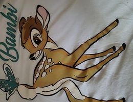 Süsses Bambi T-Shirt für Mädchen, Grösse S