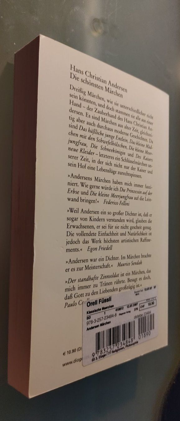Libri: Die schönsten Märchen von Hans Christan Andersen Buch – Usato da Dottikon venduto da Oldyfreak 1