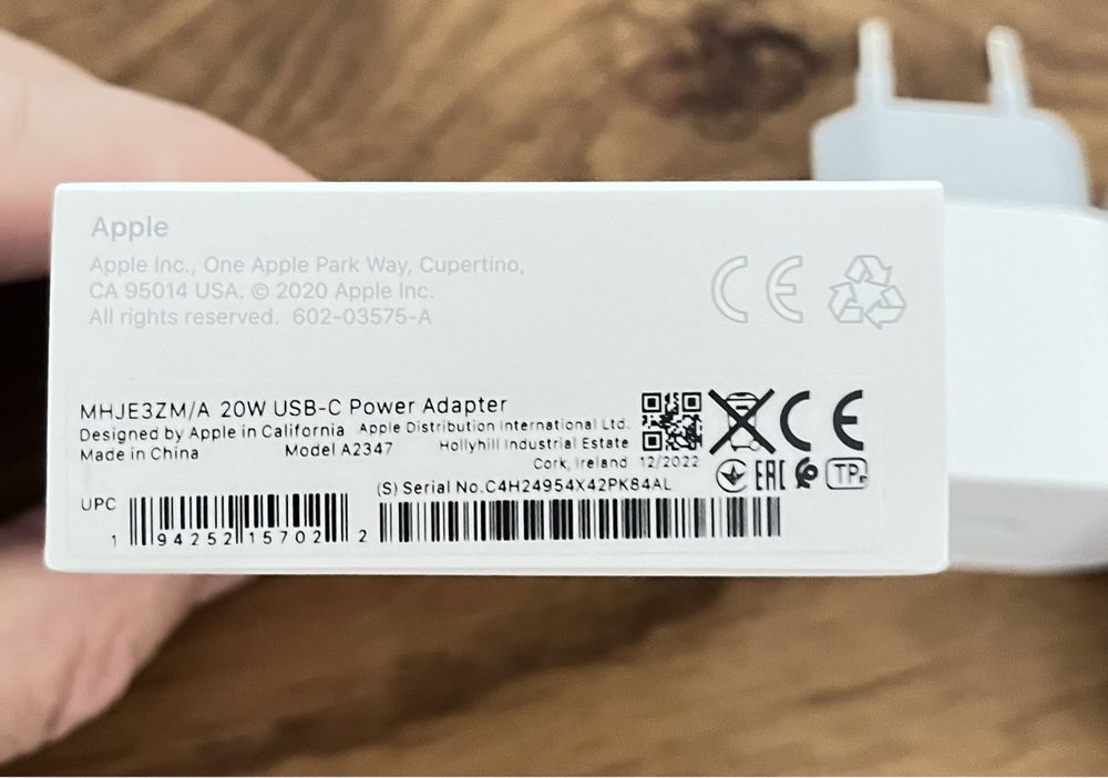 Original Apple USB-C 20 Watt Power Adapter | Kaufen auf Ricardo