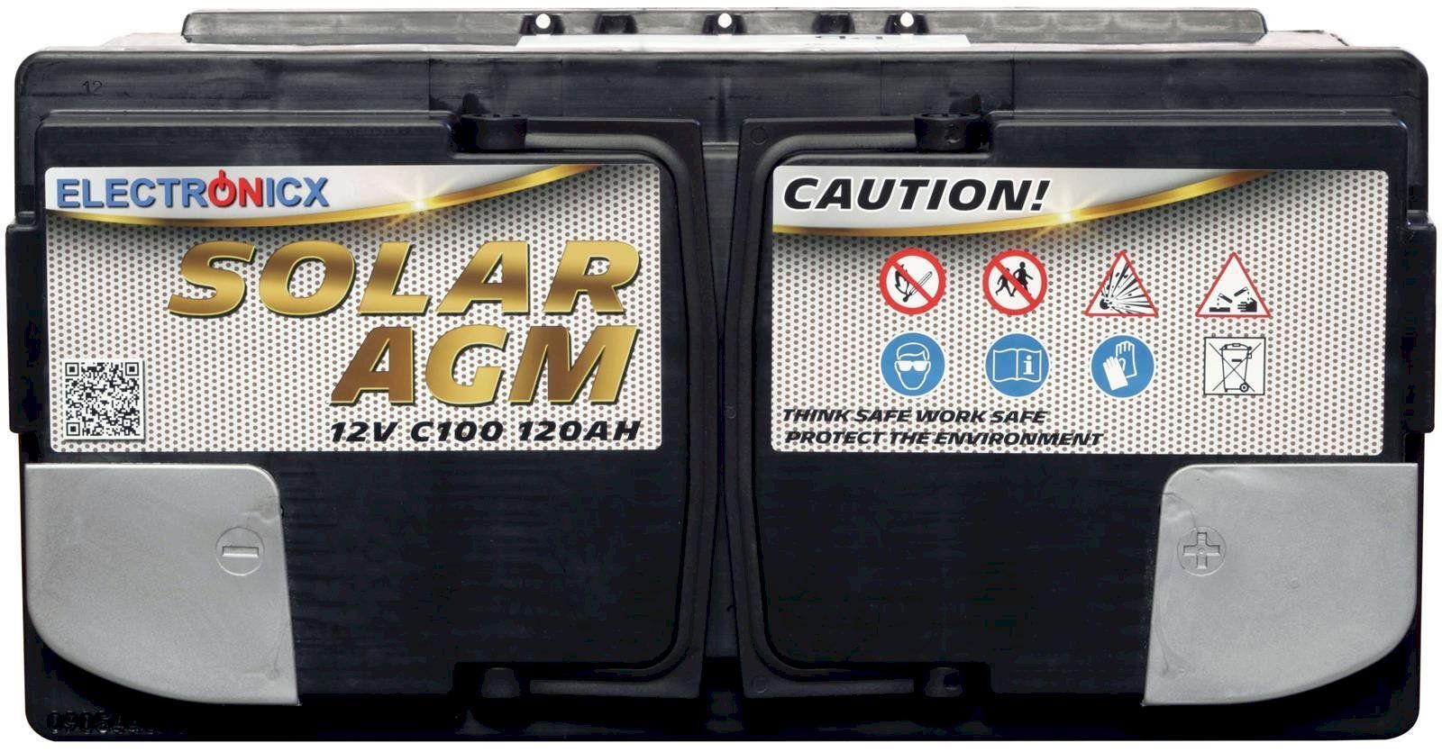 Batterie: Electronicx Solarbatterie AGM 120 AH 12V – Nuovo e nell'imballaggio originale da Bottighofen venduto da zaap 2