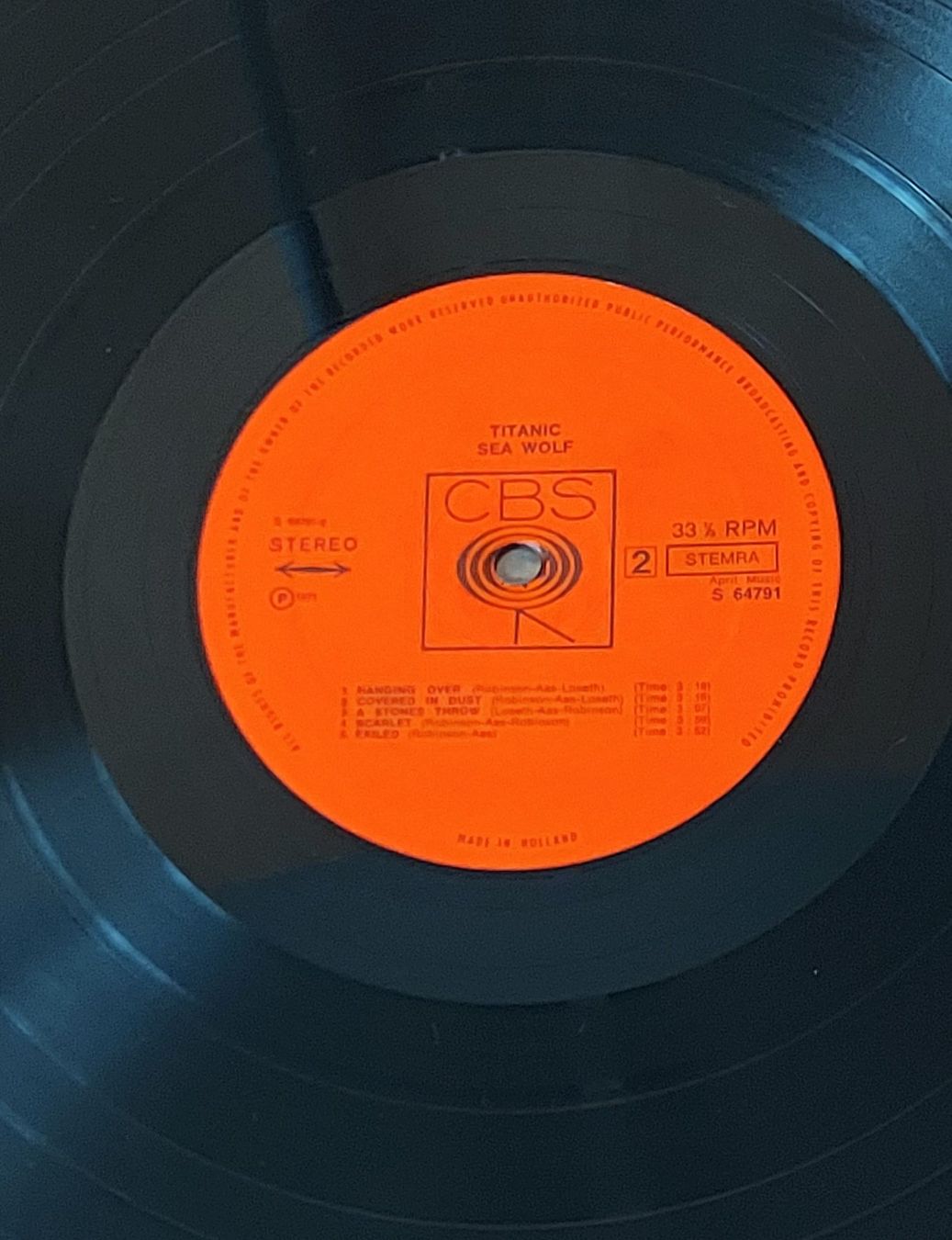 Vinyles: LP - TITANIC - SEA WOLF – D'occasion à Steckborn par Quo7 3