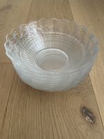 8 Glasteller Dessertteller Vintage Teller Set