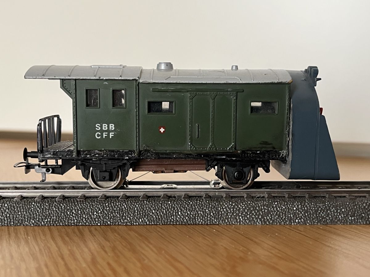 Kleinbahn Modellini di ferrovie: SBB Dampfschneeschleuder Kleinbahn AC – Usato da Basel venduto da Re620_11627 1