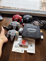 Nintendo 64 Console with 4 Controllers & Game