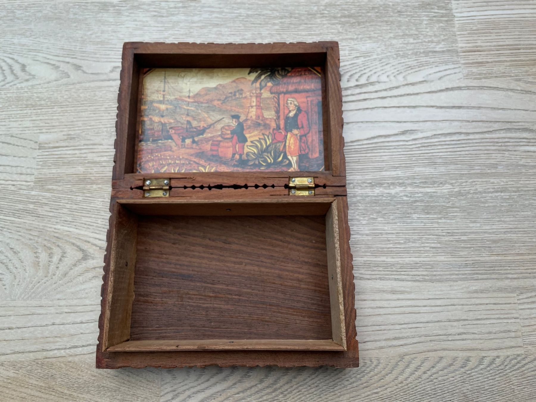 Coffrets à bijoux: Holz-Schatulle – D'occasion à Schnaus par sueg01 1