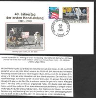 Sonderbrief 40 Jahre Mondlandung Kennedy Space C. 20.7.2009