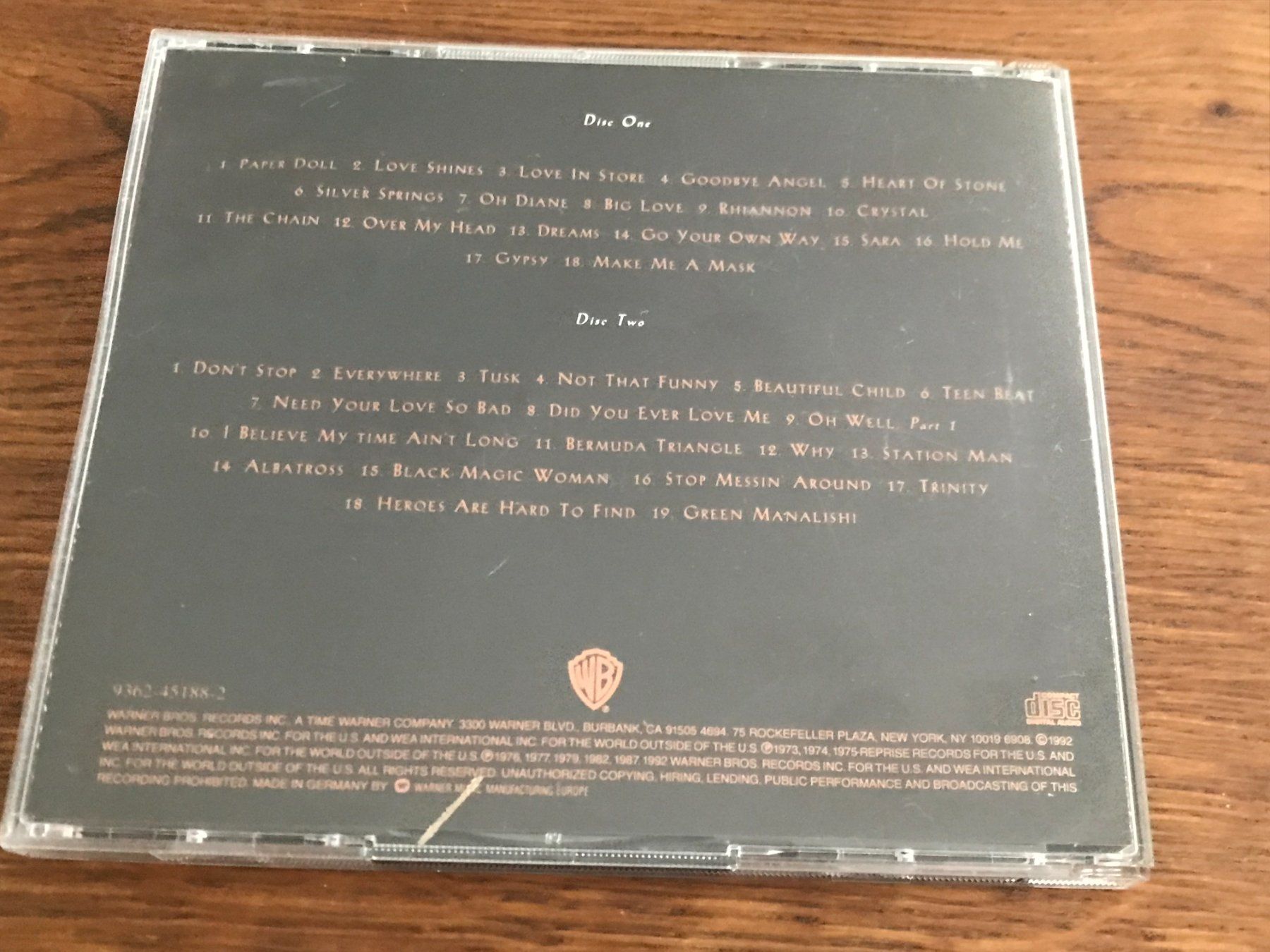 CDs: FLEETWOOD MAC - The Chain Selections from 25 Years – D'occasion à Buchs AG par Archie 2