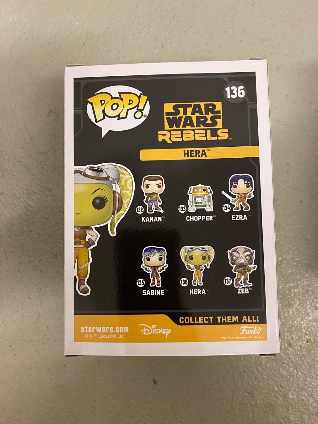 Star Wars Statuette: Funko Pop! Star Wars Hera Nr. 136 – Usato da Adlikon b.Regensdf venduto da sof_v82f 1