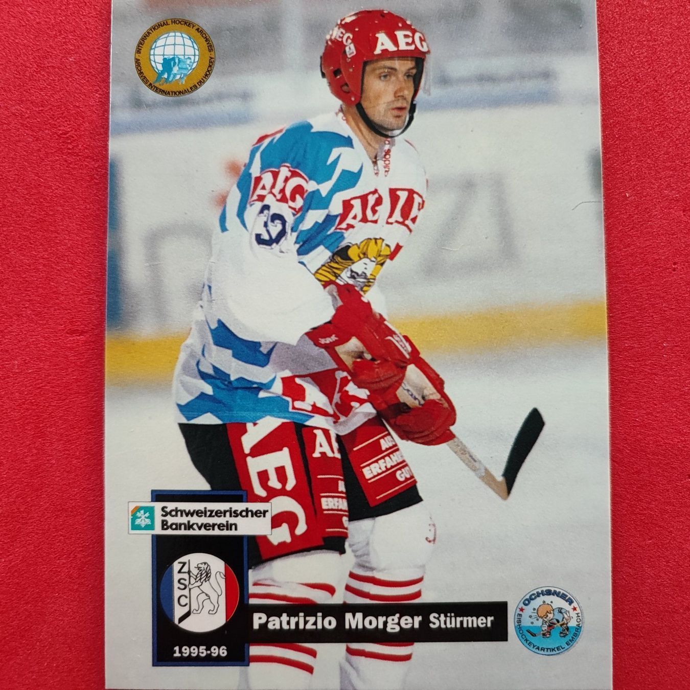 Carte collezionabili: Patrizio Morger - ZSC - 1995/96 – Usato da Dübendorf venduto da kb86_MOVIE