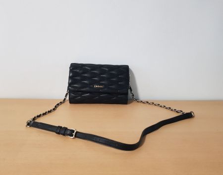 DKNY Leder-Umhängetasche