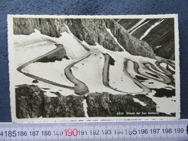 STRADA DEL SAN GOTTARDO TEMOLA SCHNEE 1939 TI AK