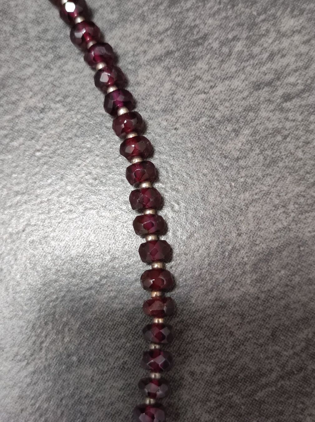 Catenine: Granatkette mit Silber 925 – Usato da Wohlen AG venduto da Tikale 1