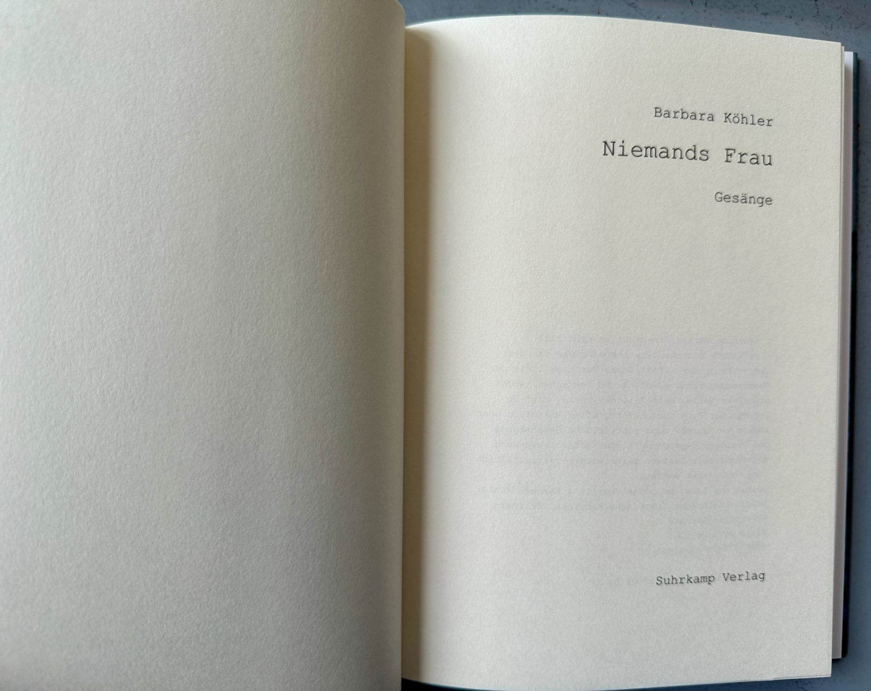 Libri: Barbara Köhler, Andrea Wolfensberger: No One's Box. – Usato da Zürich venduto da allp 5