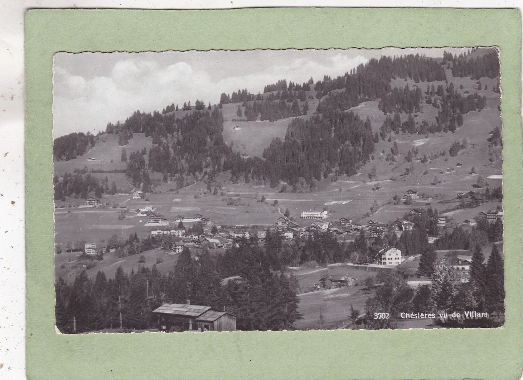 Cartoline postali: Chesières vu de Villars – Usato da Herisau venduto da Lisegrat2008