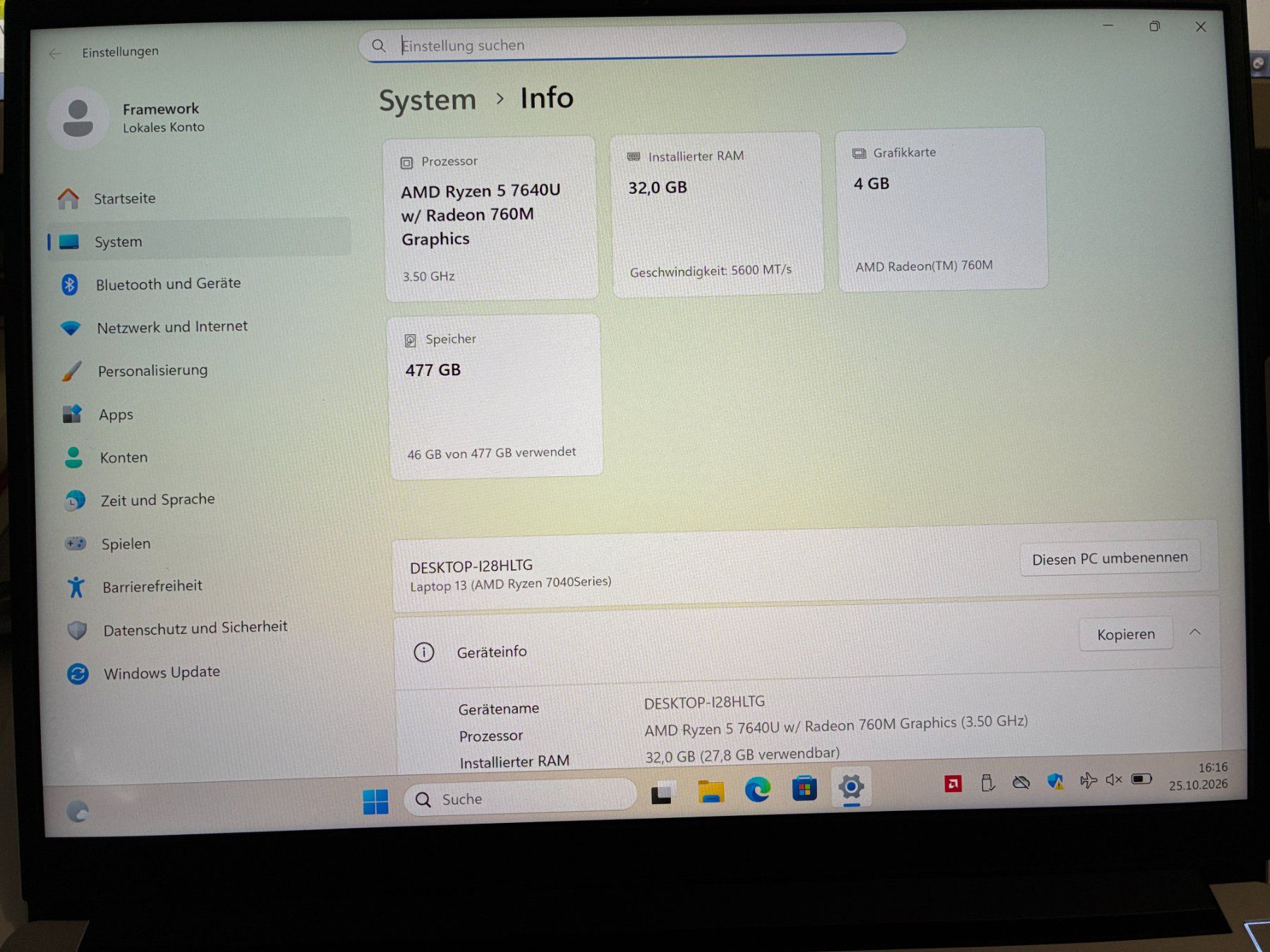 Framework Notebooks: Framework Laptop 13 Zoll – Neu (gemäss Beschreibung) aus Termen von Timotei 6