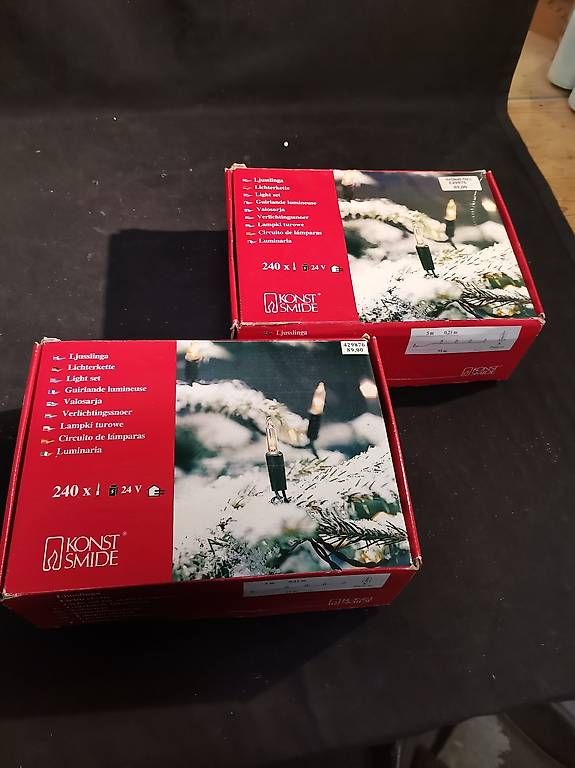 Ghirlande e barre luminose: Lichterkette, Weihnachtsdeko, Christbaumschmuck – Usato da Wiedlisbach venduto da materialkreislauf