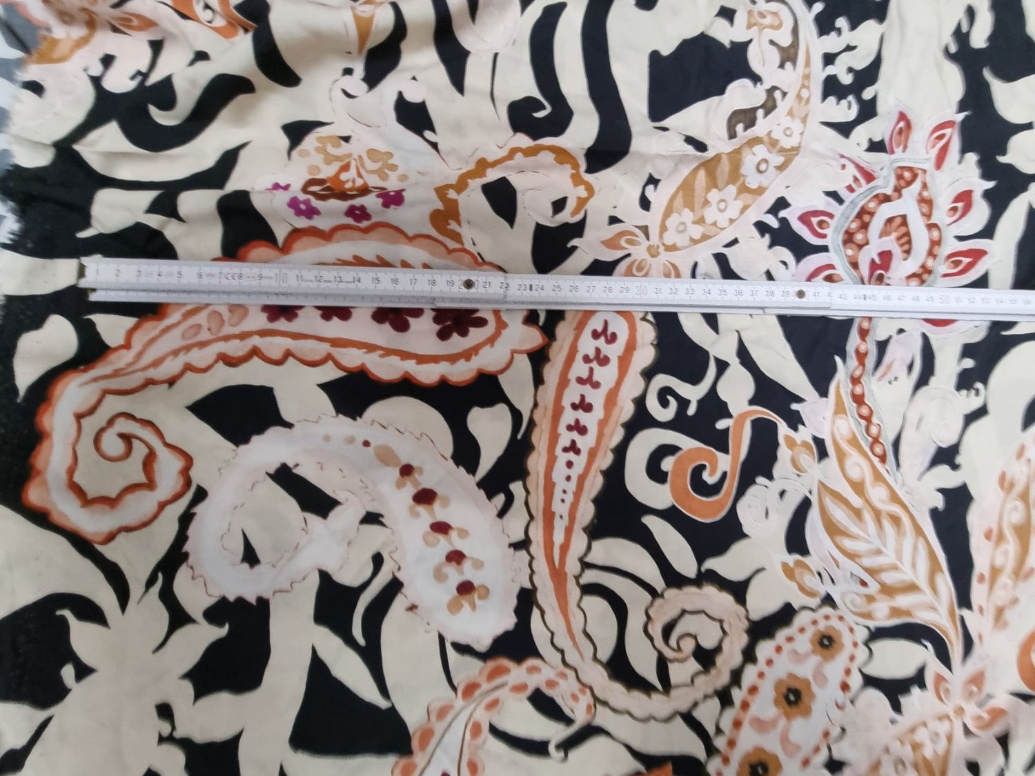 Tessuti: Stoff  Viscose mit Paisley Muster 150 x 180 cm – Nuovo e nell'imballaggio originale da geroldswil venduto da Gumball1 3