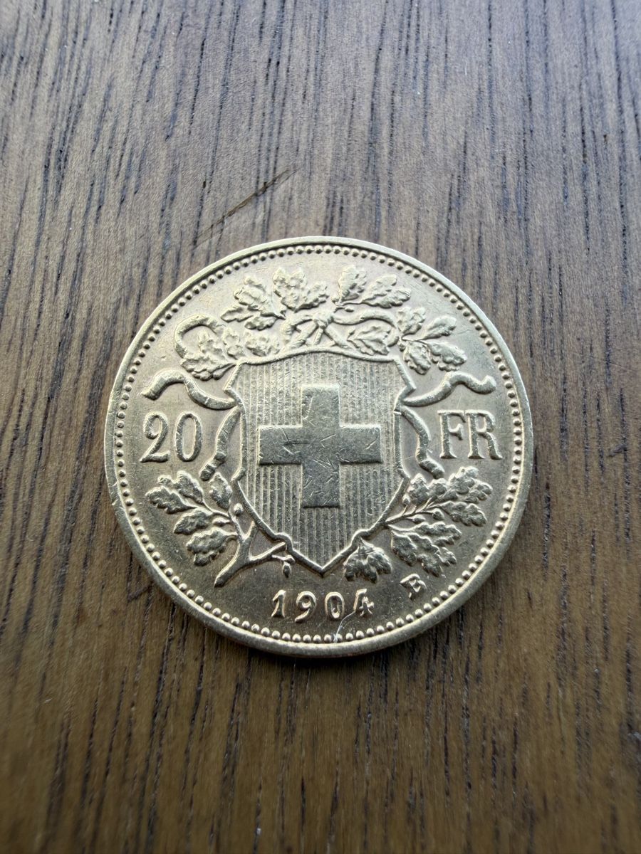 Alle Münzen: Goldvreneli 20FR, 1904B – Neu (gemäss Beschreibung) aus Luzern von LegacyMint 2