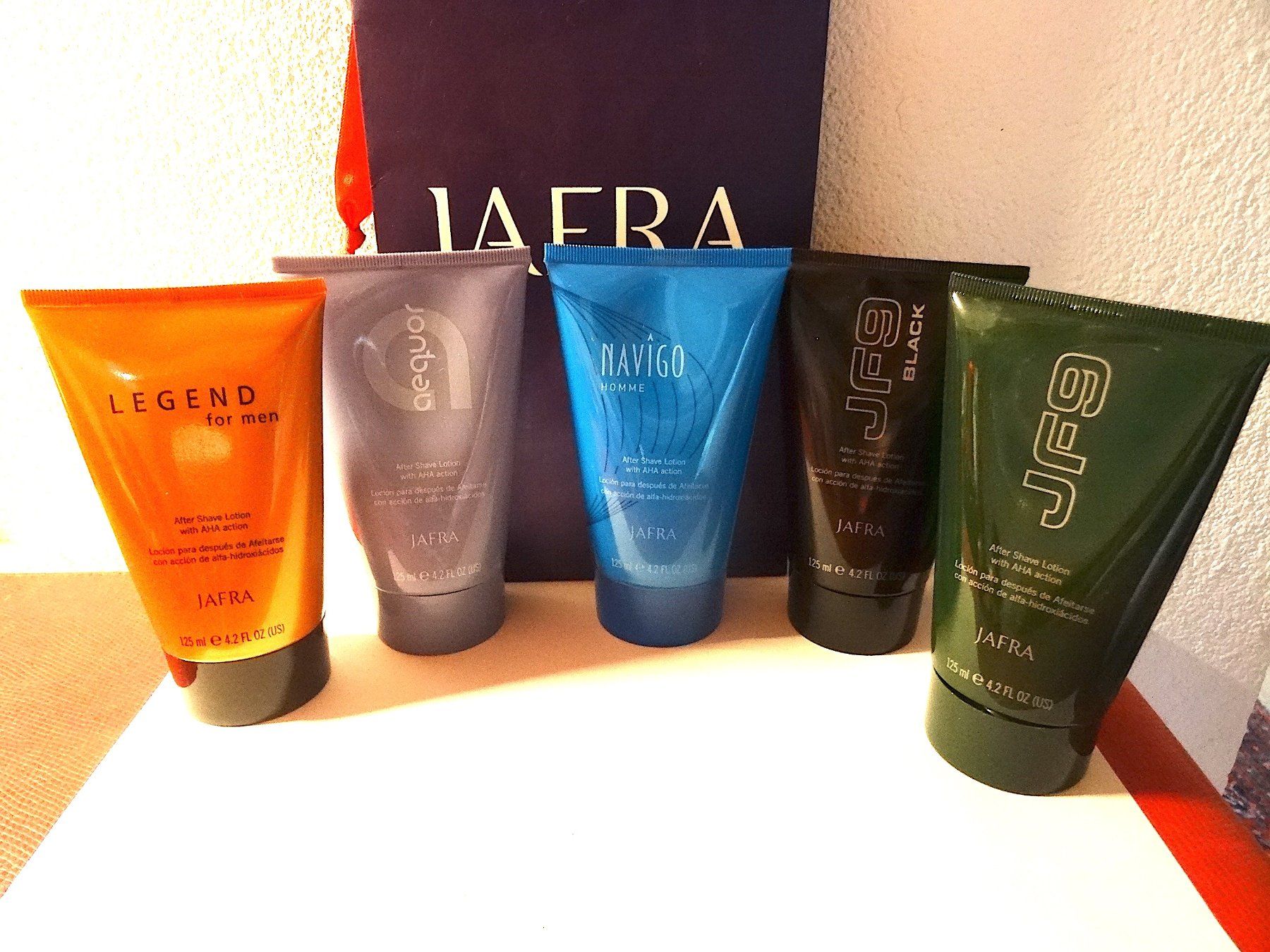 Cura del viso: JAFRA After shave, Legend, Aequor, Navigo, JF9 grün schwarz – Nuovo (secondo la descrizione) da Dörflingen venduto da rudis-55