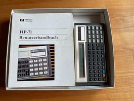 Rarität: HP-71B in Top Zustand inkl. OVP & Mathematik Modul