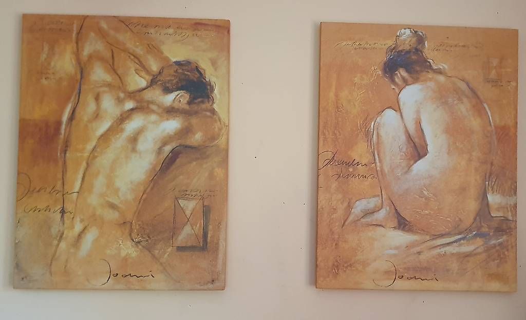 Foto & Immagini: 2er Set Keilrahmen-Bilder Desire von Joani  VB – Usato da Suhr venduto da Aristopha