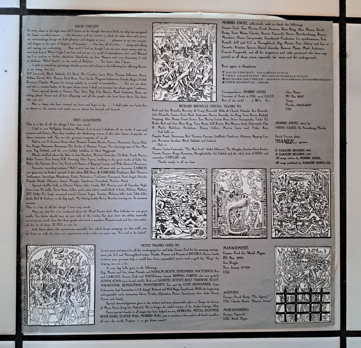 Dischi in vinile: Morbid Angel - Blessed are the Sick LP ORIGINAL – Usato da Solothurn venduto da Temple_of_Triton 3