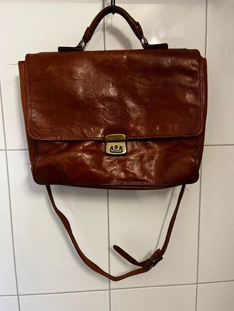 Burkeley's Leather House Vintage Ledertasche