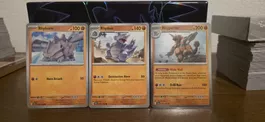 Pokemon Stellar Crown Promo Cosmic Holo Set Rhyperior 076