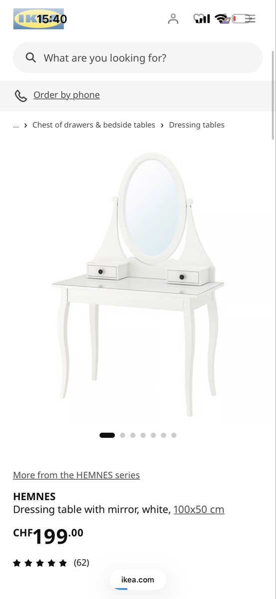 Ikea Schminktische: IKEA Hemnes dressing table  – Neu (gemäss Beschreibung) aus Basel von VanBuyer2010