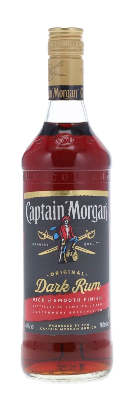 Spirituosen: 1 Captain Morgan Dark Rum 70cl, 40%vol – Neu und originalverpackt aus Basel von Seifehuesli