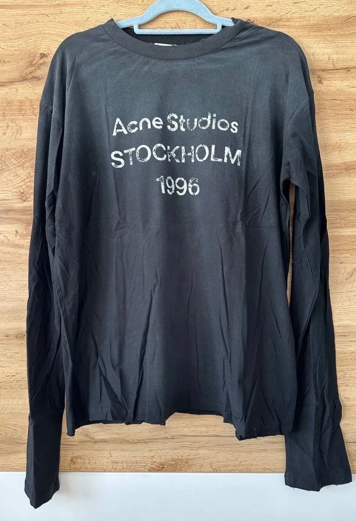 Acne Studios T-shirt: Acne Studios Longsleeve Gr. S, Farbe schwarz – Nuovo (secondo la descrizione) da Triesen venduto da atos87