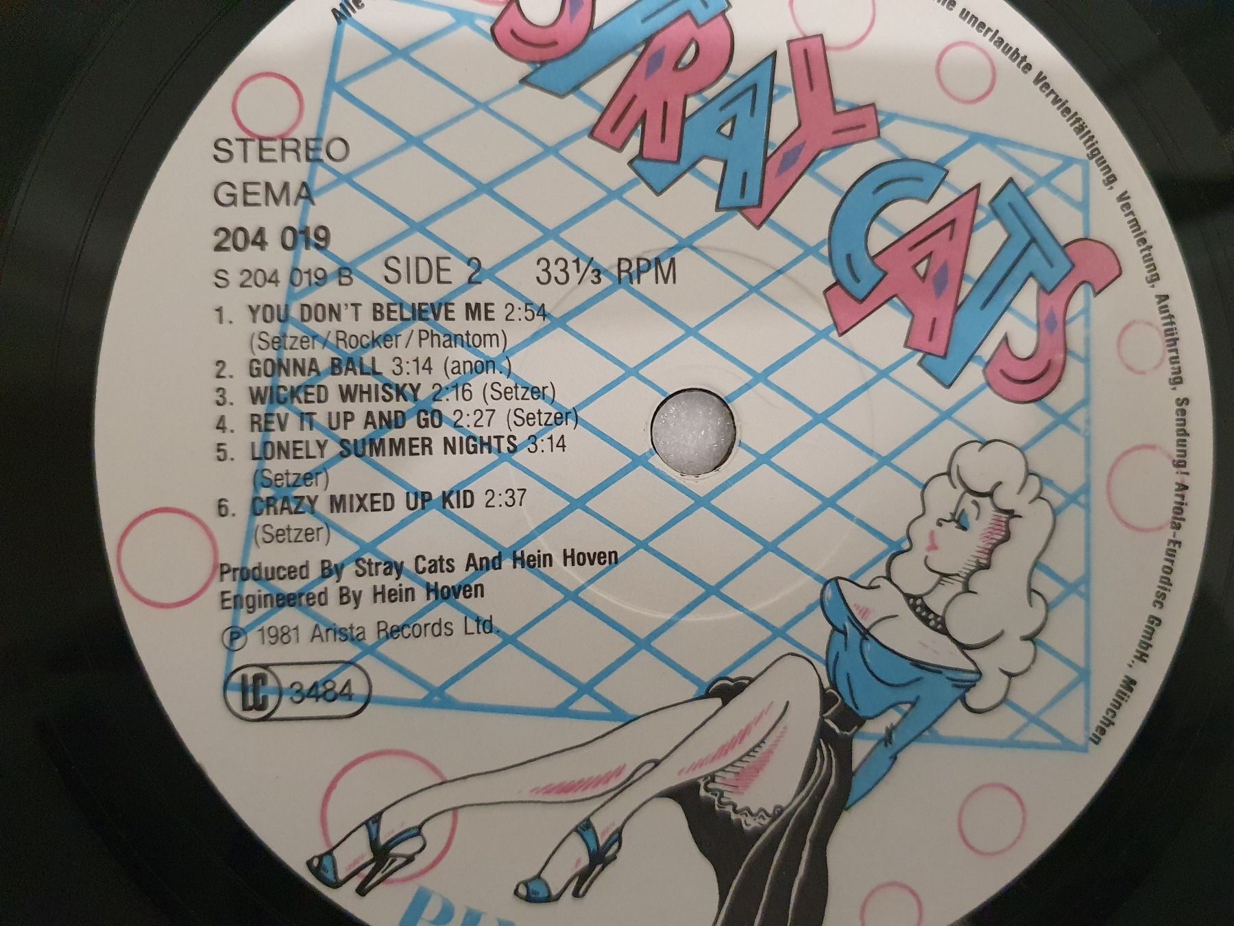 Dischi in vinile: Stray Cats – Gonna Ball – Usato da Uster venduto da Vinyl-Leidenschaft 5