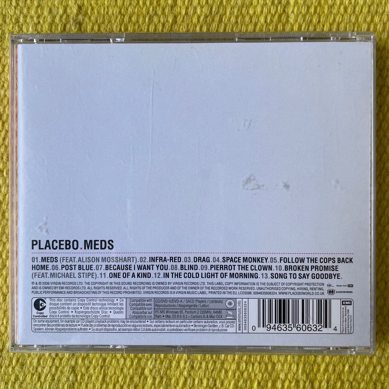 CD: PLACEBO-MEDS – Usato da Rorschacherberg venduto da CD-Roli 1