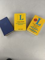 3x Wörterbücher: Langenscheidt, Duden