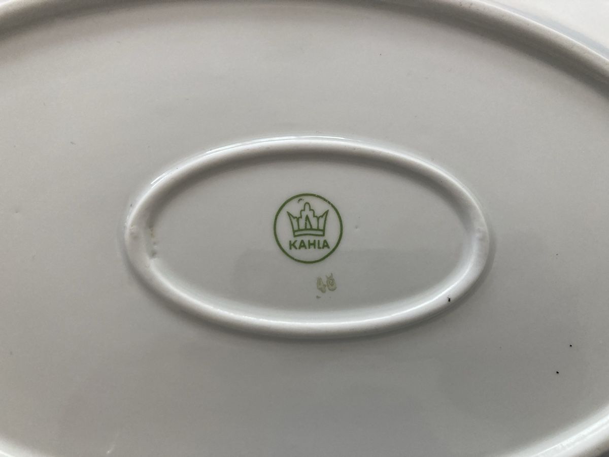 Kahla Piatti di portata: Kornblumen Platte 32x20 cm – Usato da Schüpfheim venduto da lenny25 1