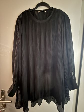 Zara Longbluse, schwarz, Grösse XXL