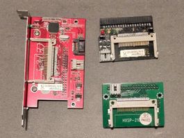 Diverse Compact Flash Adapter (1xSATA, 2xIDE)
