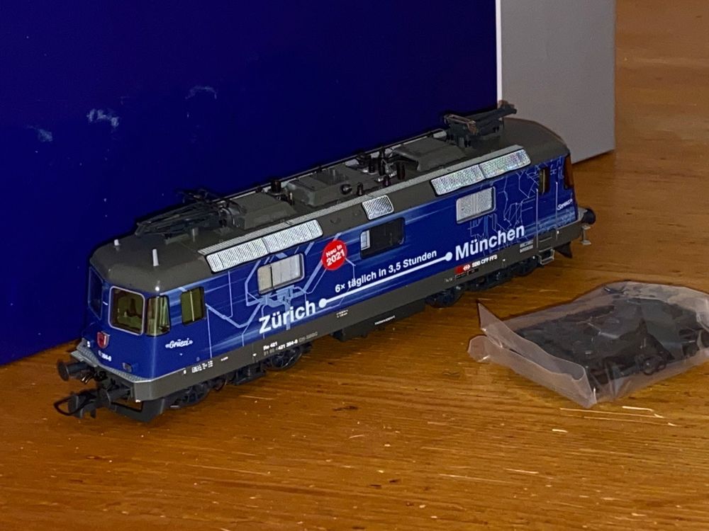 H0/DC Roco Re 421 394-8 Zürich-München (Neu und originalverpackt) in ...