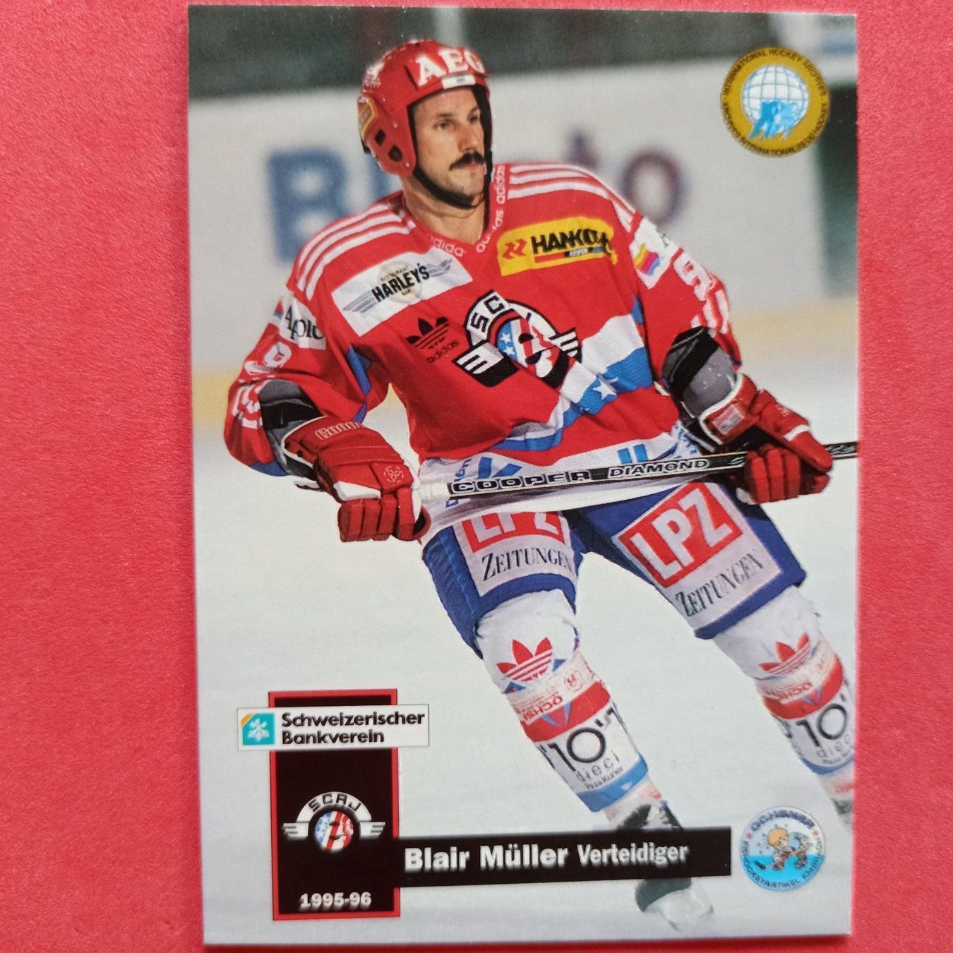 Carte collezionabili: Blair Müller - RAPPERSWIL - 1995/96 – Usato da Dübendorf venduto da kb86_MOVIE