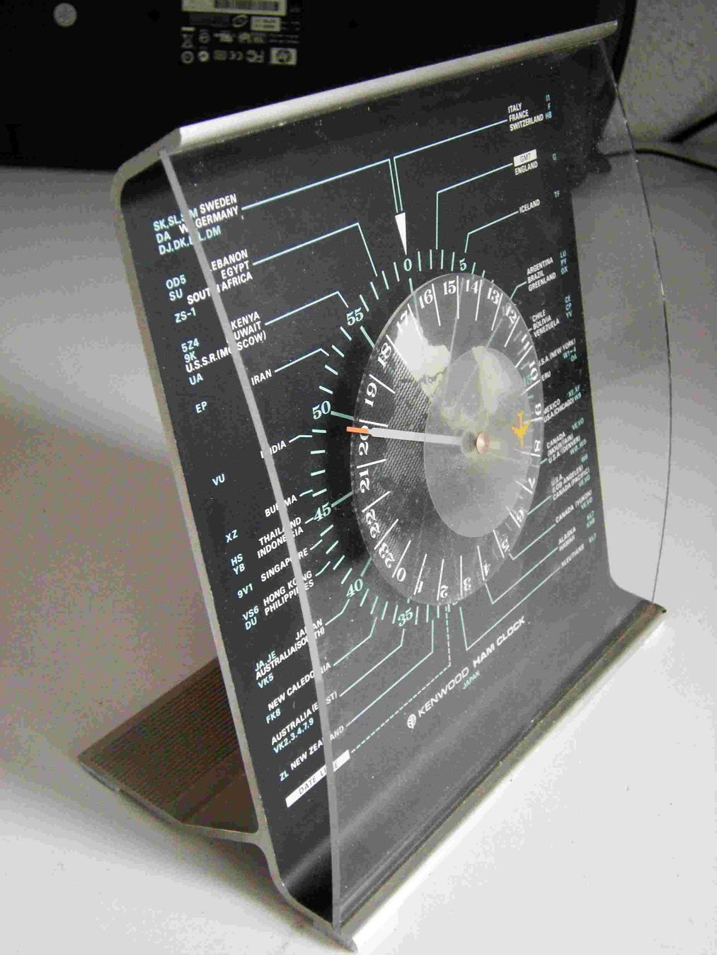 Weltuhr: Ham Clock Kenwood HC2 für Funkamateure und Sammler (Gebraucht ...