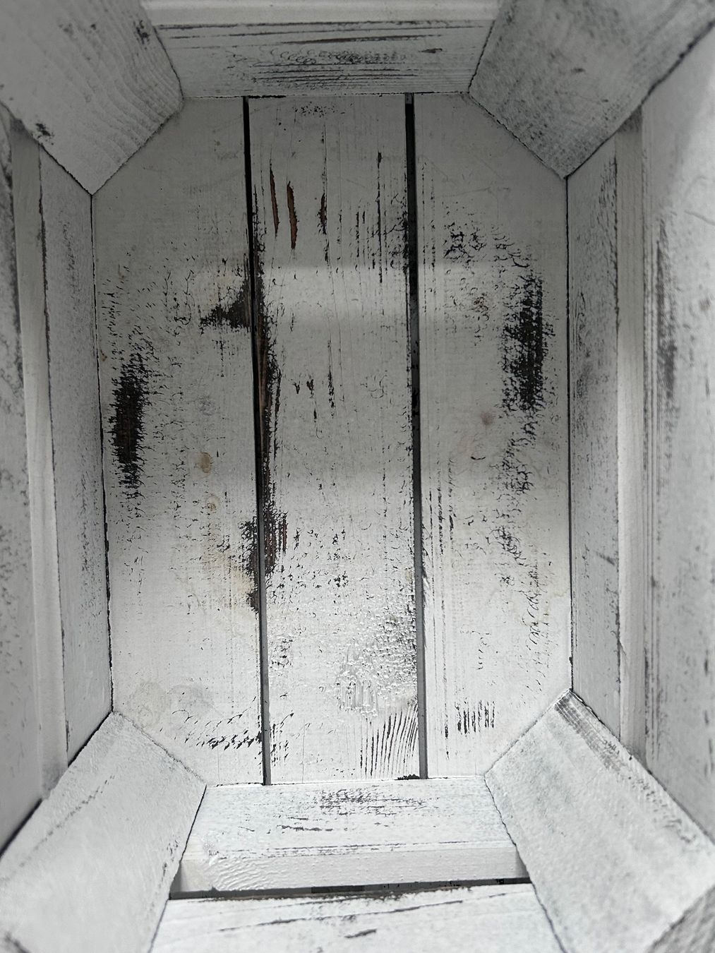 Casse di trasporto: Holz-Kiste Weiss Shabby Chic – Usato da Bretzwil venduto da bluemli83 1