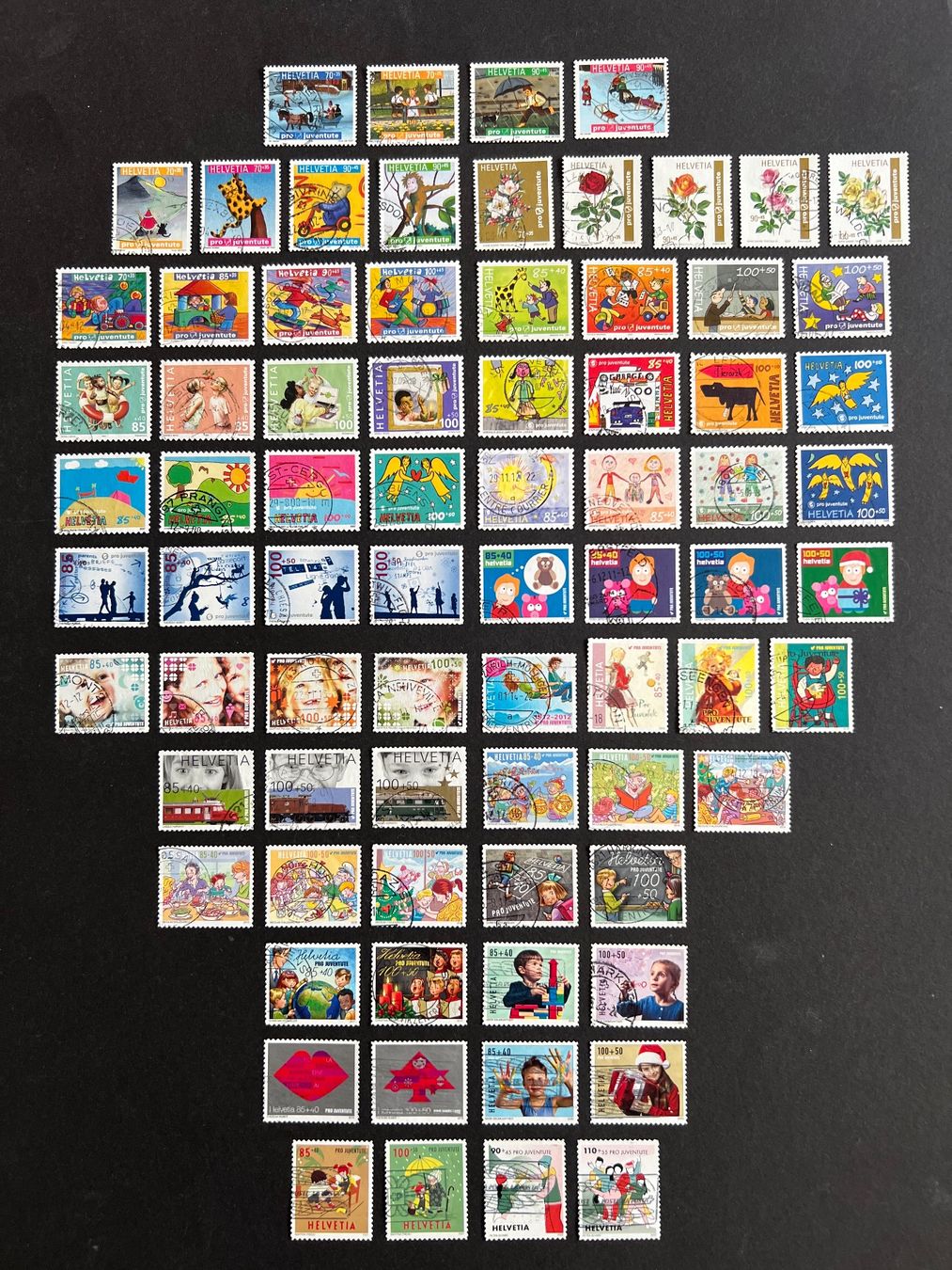 Alle Briefmarken: PJ Sätze von 2000-2022 gestempelt – Gebraucht aus Braunau von Desil2511