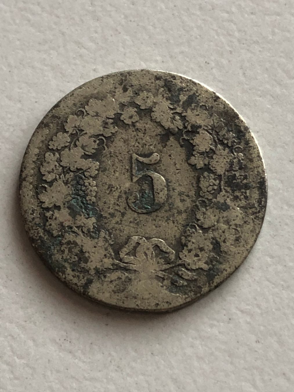 Toutes les monnaies: 5 Rp. 1850 – D'occasion à Schötz par Odpa 1